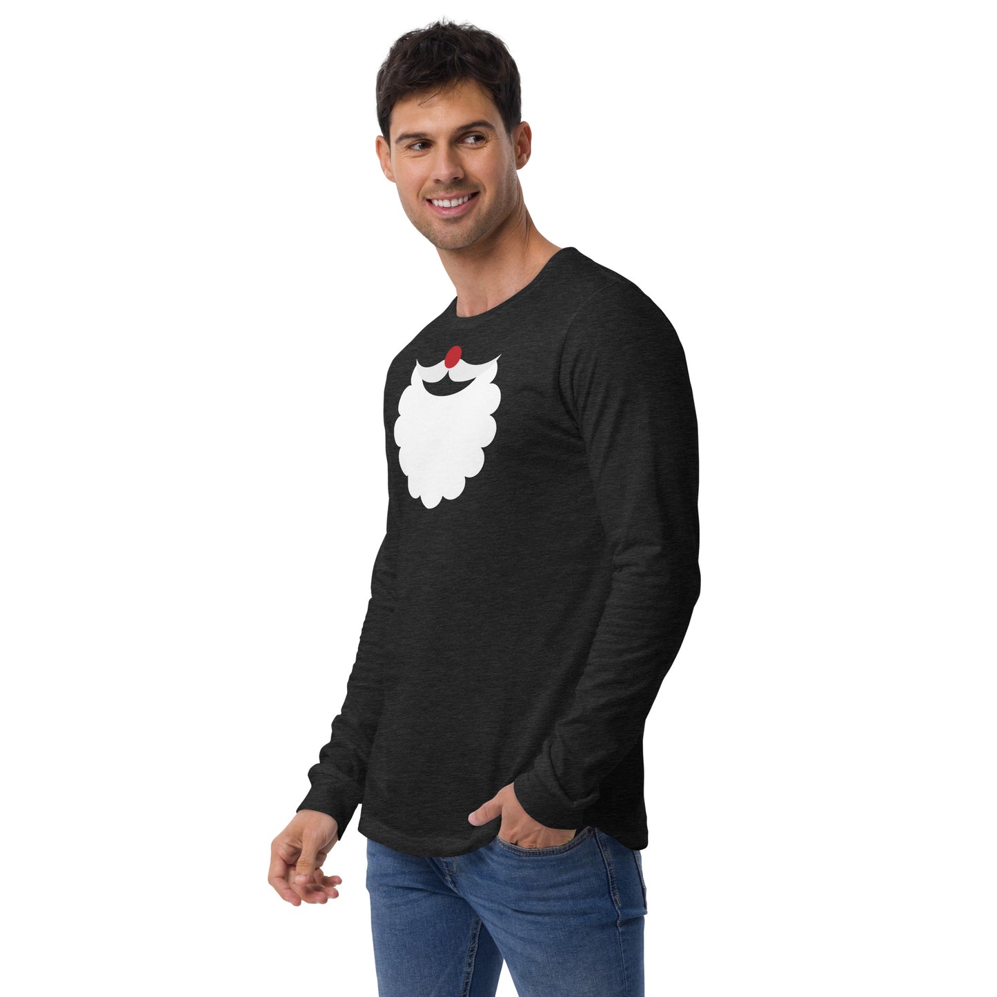 Santa Beard Men's Long Sleeve T-Shirt