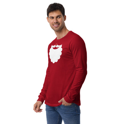 Santa Beard Men's Long Sleeve T-Shirt