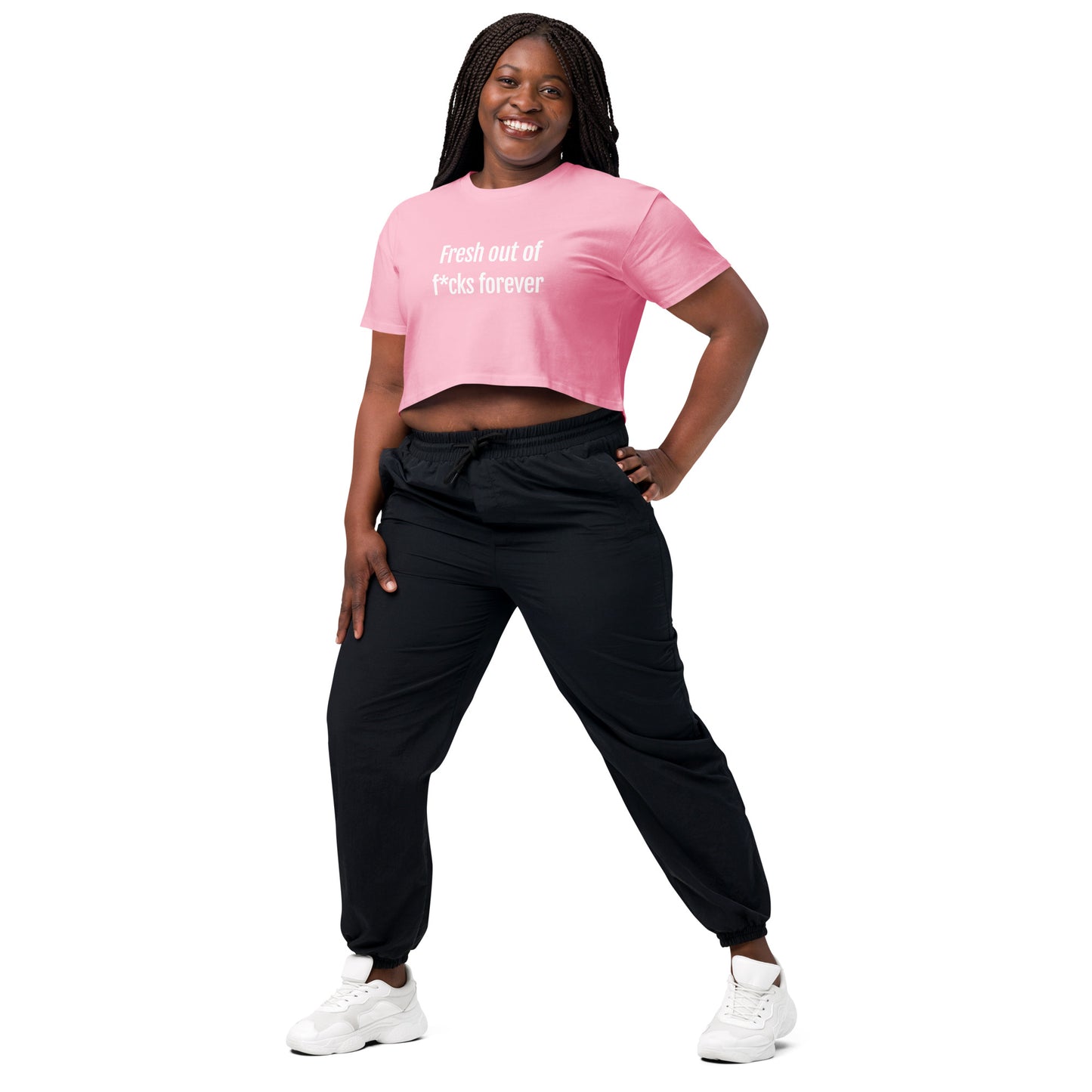 Fresh Out Of F*cks Forever Women's Crop T-Shirt