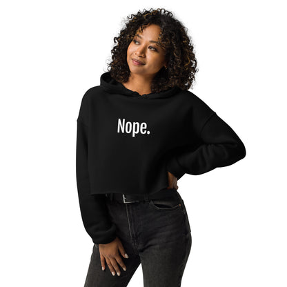 Nope Women's Crop Hoodie