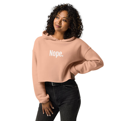 Nope Women's Crop Hoodie