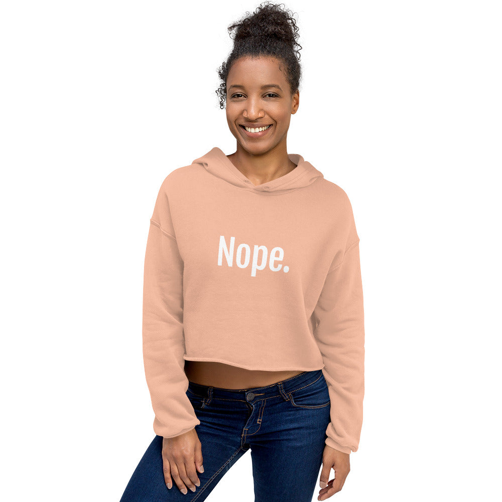 Nope Women's Crop Hoodie