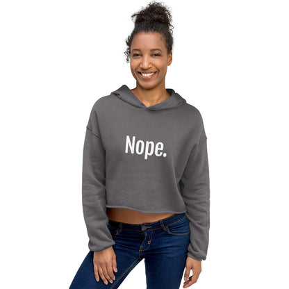 Nope Women's Crop Hoodie