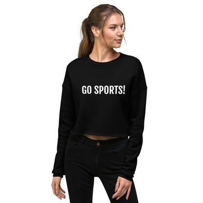 Go Sports! Women's Crop Sweatshirt