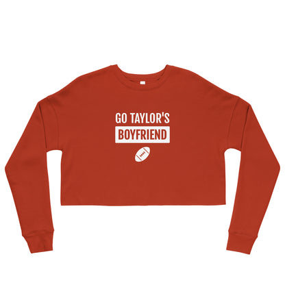 Go Taylor's Boyfriend Women's Crop Sweatshirt