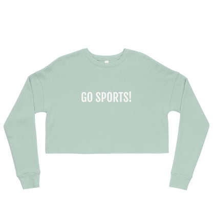 Go Sports! Women's Crop Sweatshirt