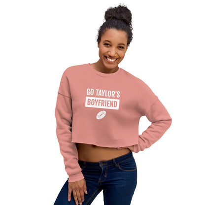 Go Taylor's Boyfriend Women's Crop Sweatshirt