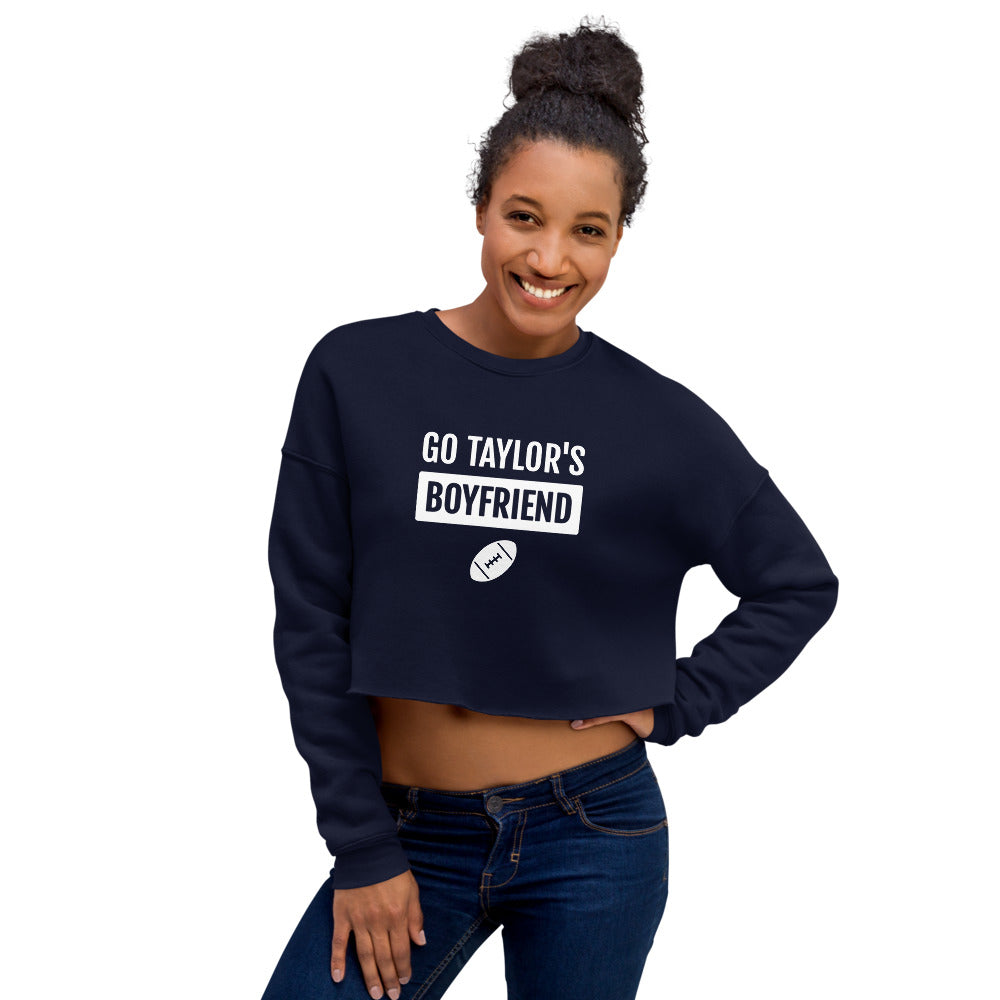 Go Taylor's Boyfriend Women's Crop Sweatshirt