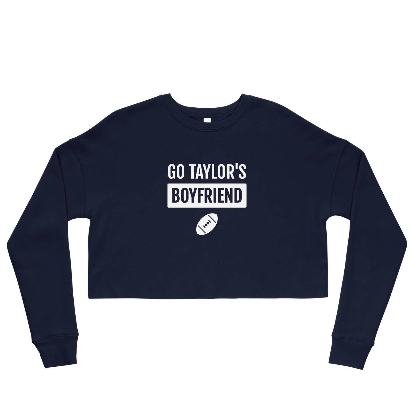 Go Taylor's Boyfriend Women's Crop Sweatshirt